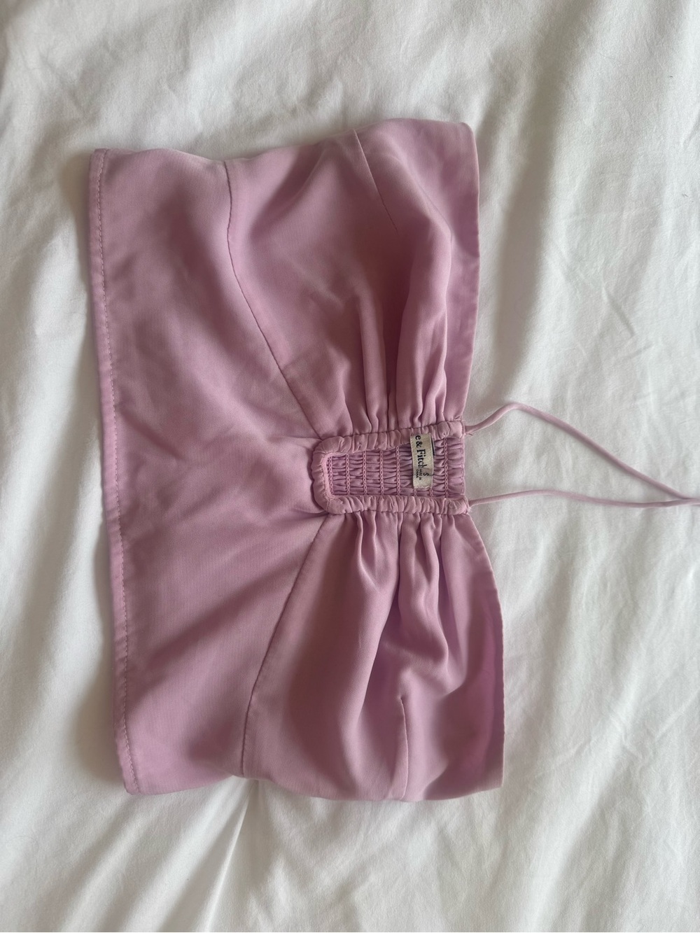 Abercrombie & Fitch Pink Halter Crop Top - Picture 5 of 8